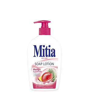 Mitia 500ml tek.mýdlo Mango | Toaletní mycí prostředky - Tekutá mýdla - S dávkovačem Mitia 500ml tek.mýdlo Mango | Toaletní mycí prostředky - Tekutá mýdla - S dávkovačem